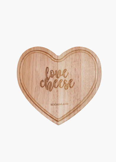 Heart Cheese Board Set