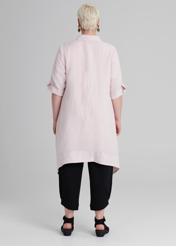 Peony Linen Shirt, , hi-res