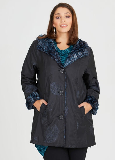 Plus Size Oceanic Coat