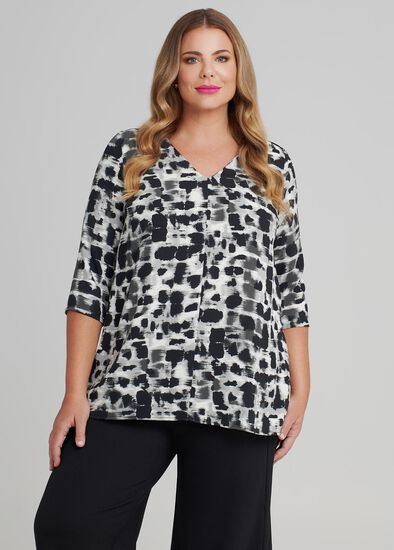 Plus Size Line Manager Top