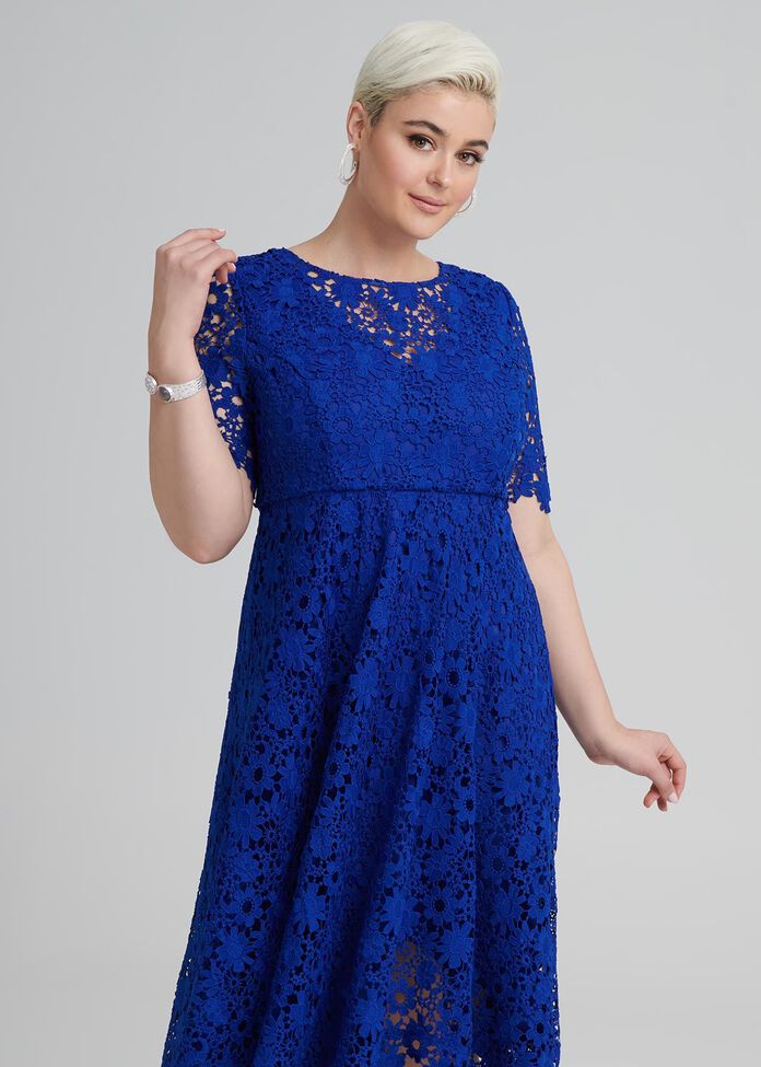 Just You Wait Lace Dress, , hi-res