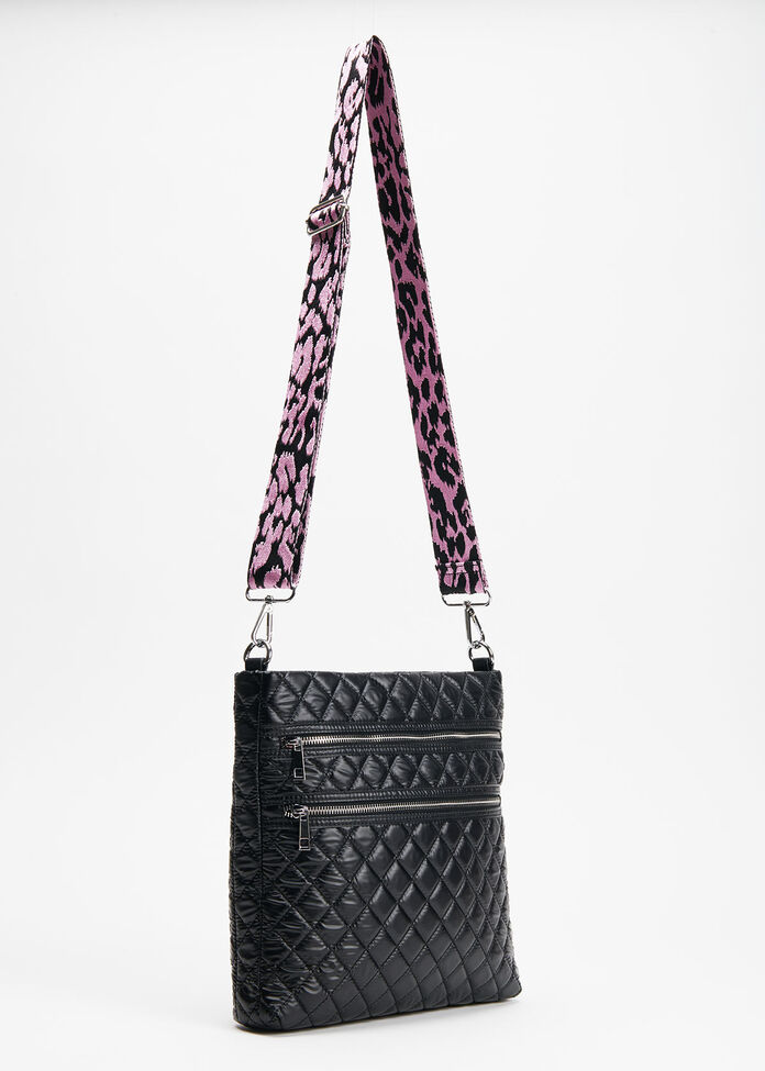 Queen Quilted Crossbody Bag, , hi-res