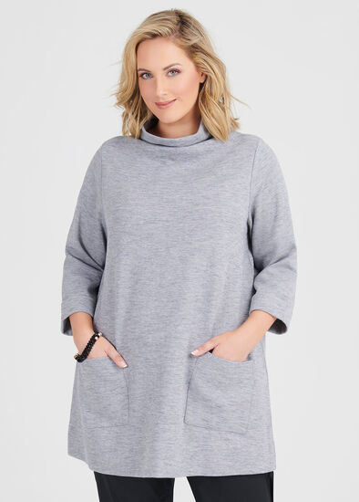 Plus Size Weekend Spacedye Tunic