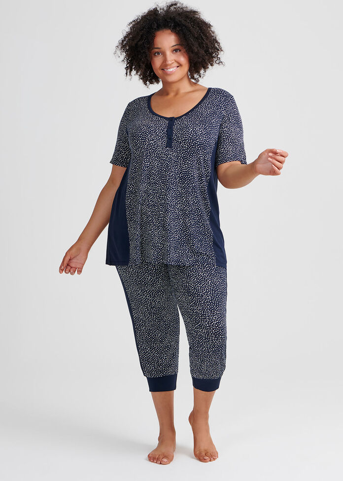 Bamboo Spot Pj Pant, , hi-res