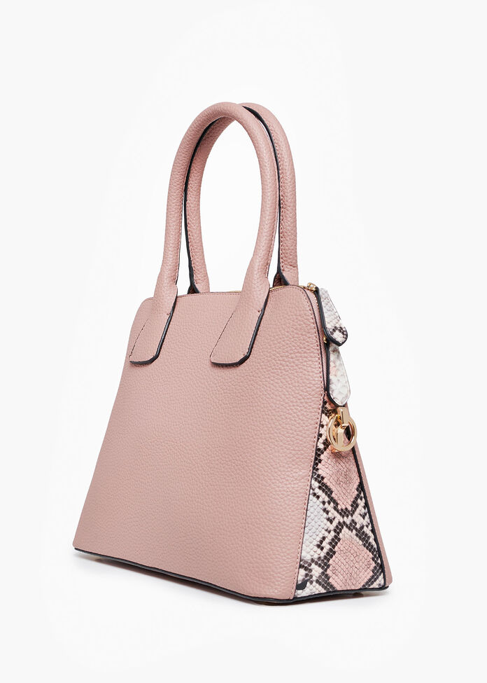 Brooke Blush Snake Bag, , hi-res