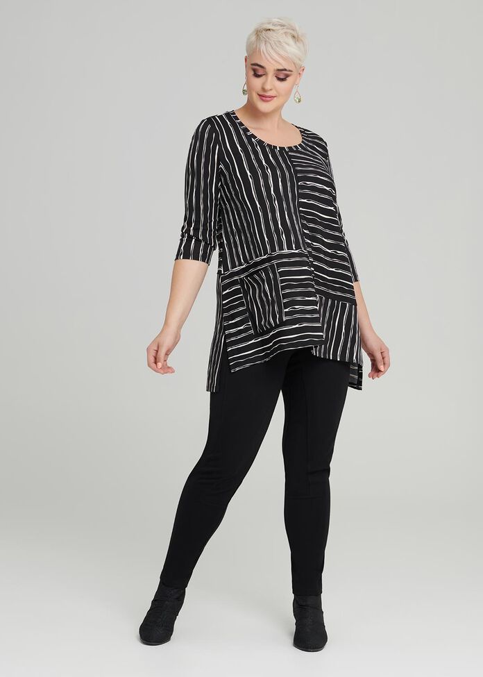 Chalk Stripe Top, , hi-res