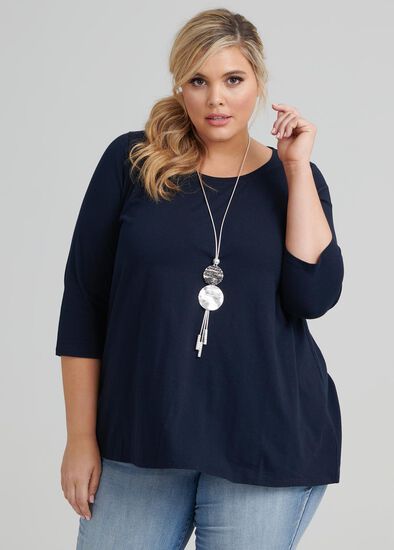 Plus Size Organic Swing Top