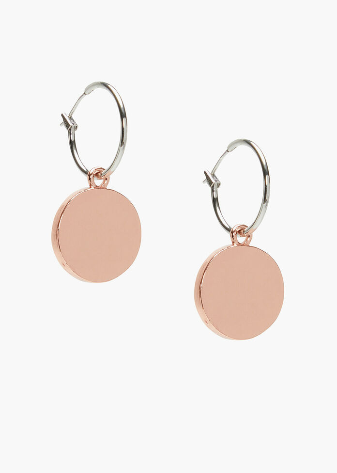 Reversible Coin Earrings, , hi-res