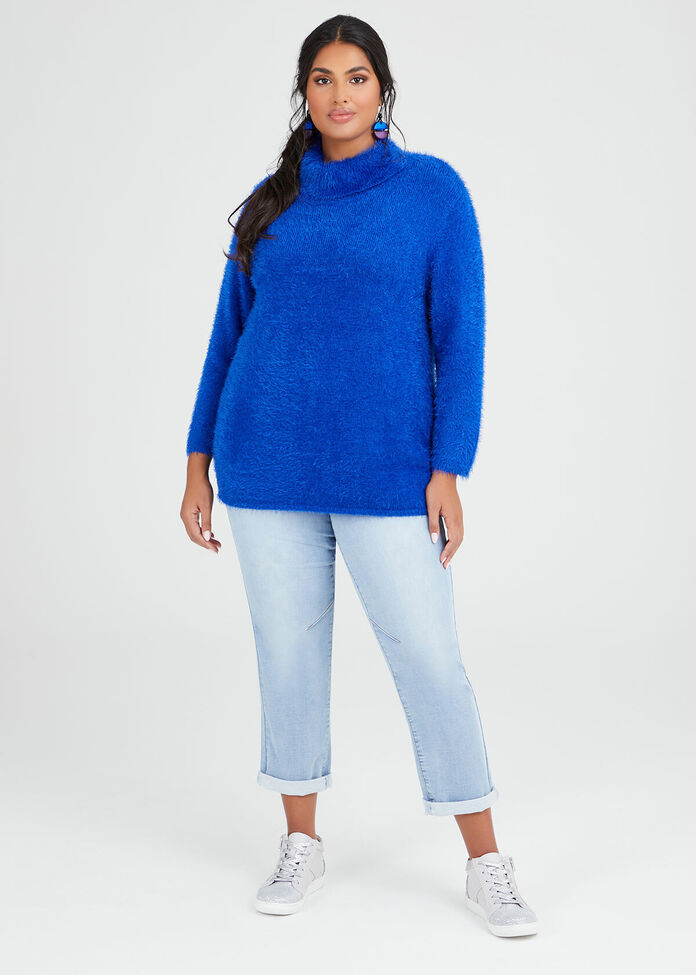 Eyelash Cosy Knit Jumper, , hi-res