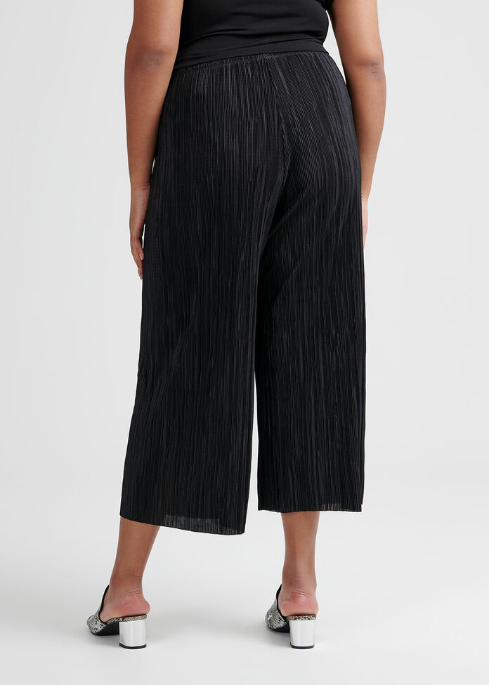 Pretty Pleat Crop Pant, , hi-res