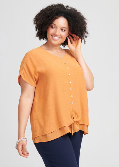 Plus Size Nina Knot Top