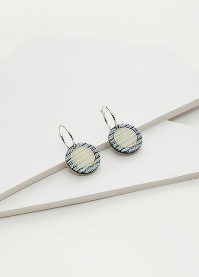 Monochrome Reversible Earrings, , hi-res