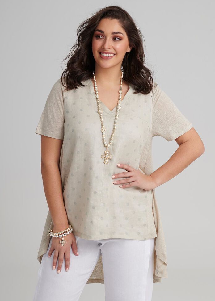 Linen Sebou Top, , hi-res