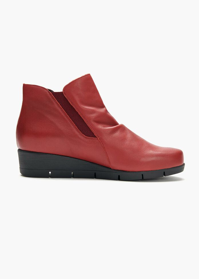 Emilia Ruched Ankle Boot, , hi-res