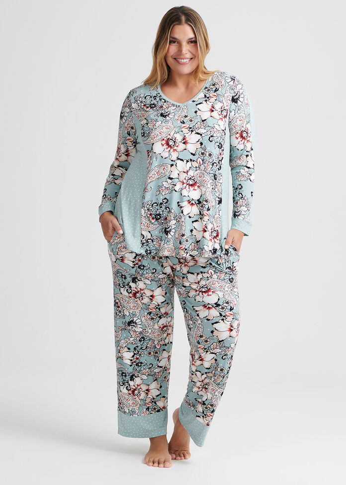 Boudoir Blooms Pj Pant, , hi-res