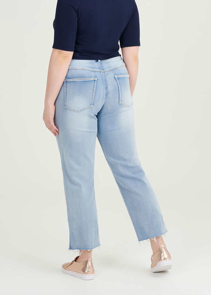 Relaxed Straight Leg Jean, , hi-res