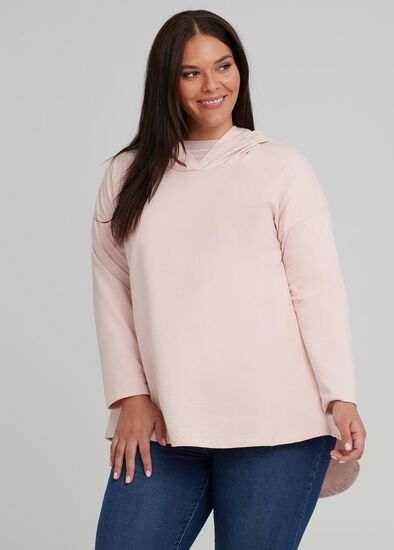 Plus Size Quartz Hooded Tunic