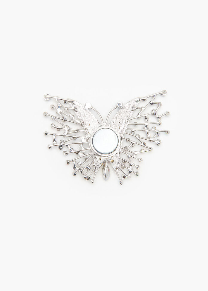 Bright Butterfly Brooch, , hi-res