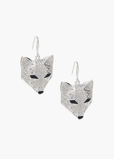 Crystal Fox Earrings