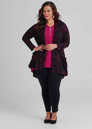 Plus Size Celebrity Spot Cardi