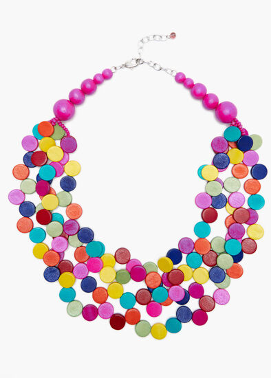 Brightly Beaded Necklace