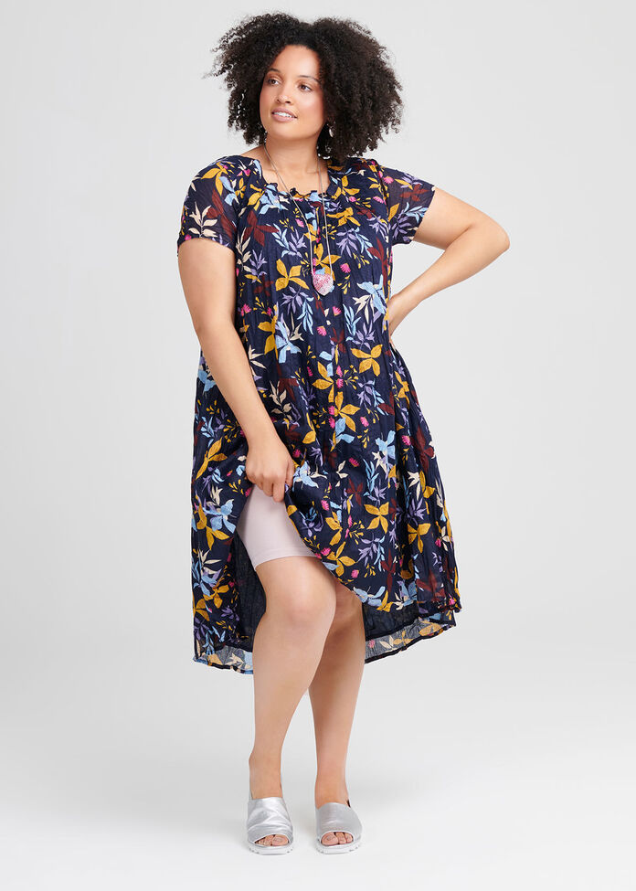 Cotton Spin Me Dress, , hi-res