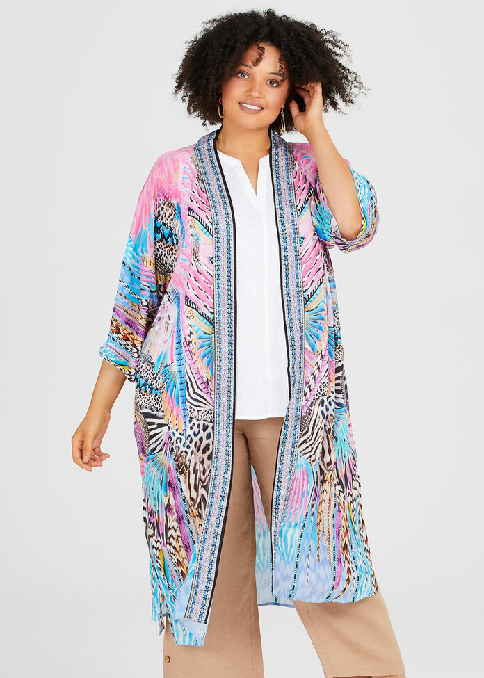 The Fabulous Viscose Kimono, , hi-res