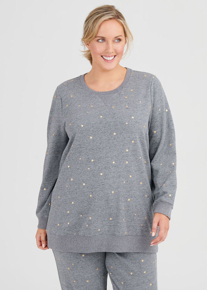 Mini Star Sweat Top, , hi-res