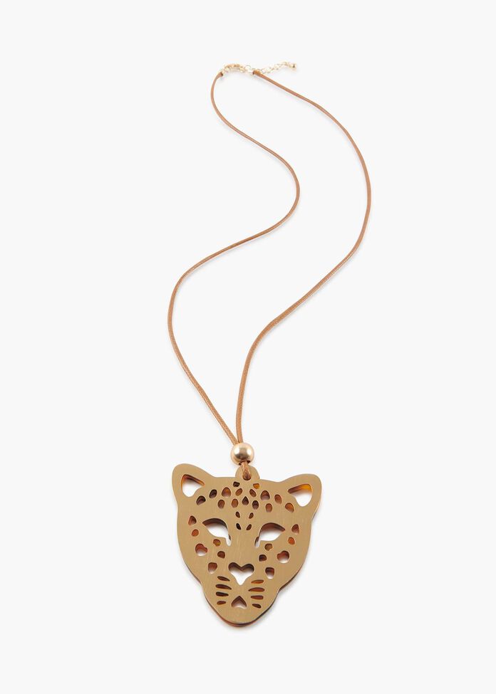 Apex Leopard Necklace, , hi-res