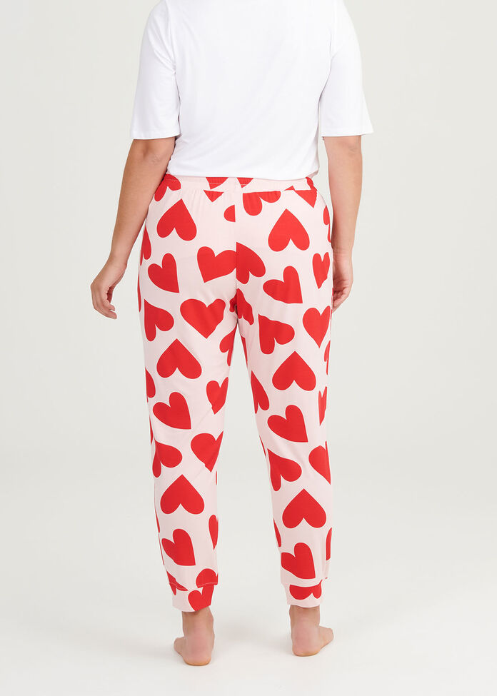 Bamboo Red Hearts Pant, , hi-res