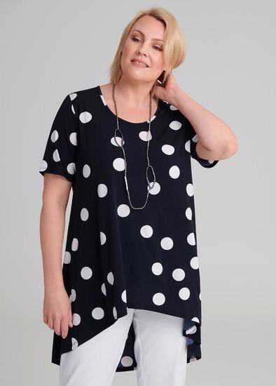 Plus Size Borderline Top