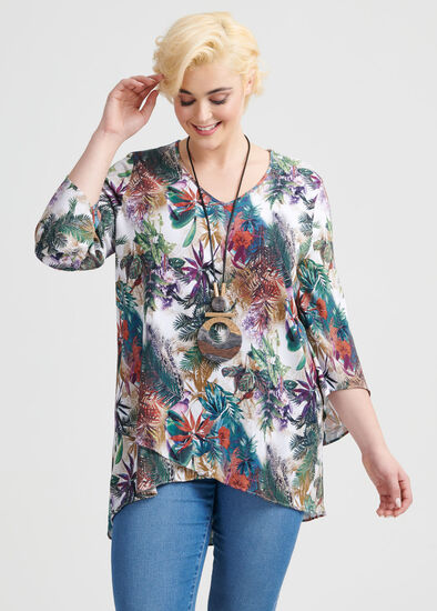 Plus Size Delat Top