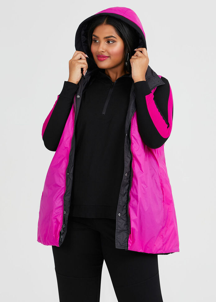 Reversible Escape Puffa Vest, , hi-res