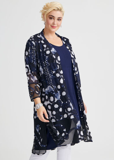 Plus Size Endless Sea Cardi