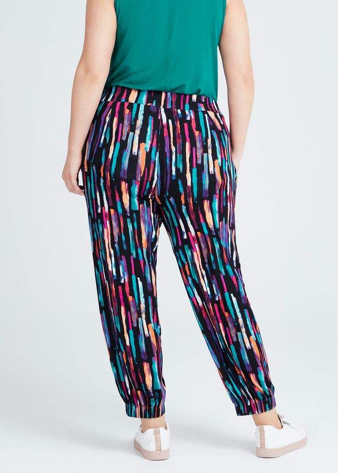 Bamboo Abstract Sia Knit Pant, , hi-res