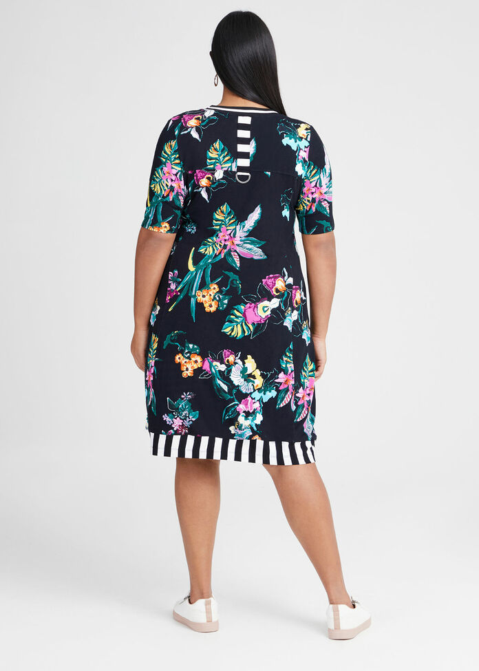 Natural Floral Fever Dress, , hi-res