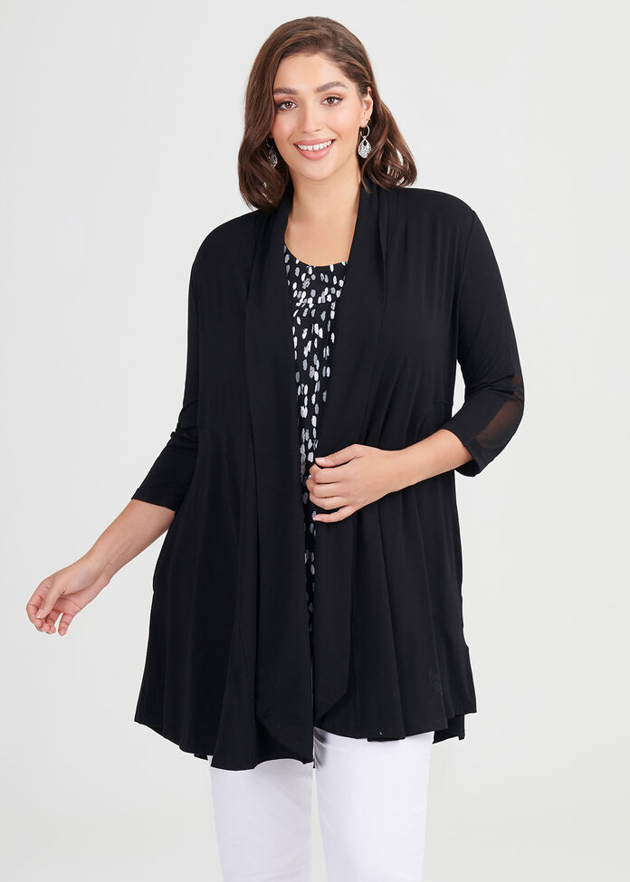 Sasha Bamboo Cardigan, , hi-res