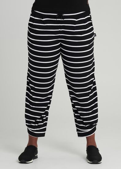 Plus Size Out & About Stripe Pant