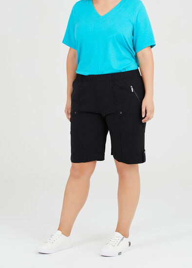 Plus Size Getaway Zip Short