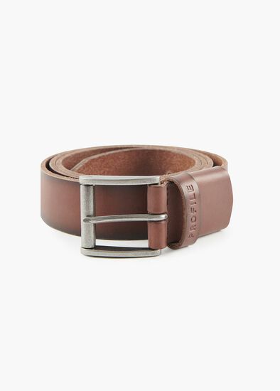 Plus Size Bowery Leather Belt