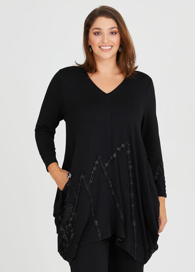 Plus Size High Tide Natural Tunic