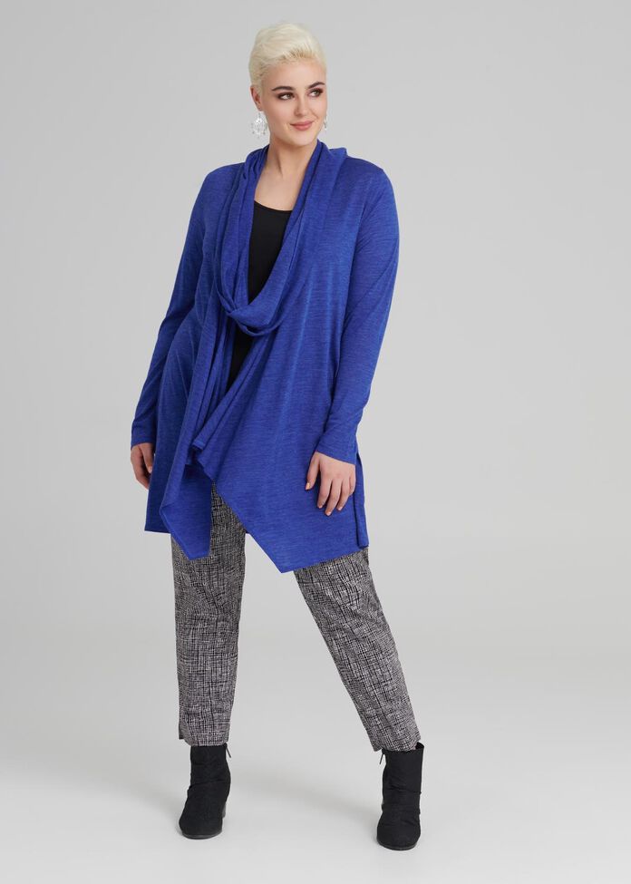 Winter Blues Wool Cardi, , hi-res