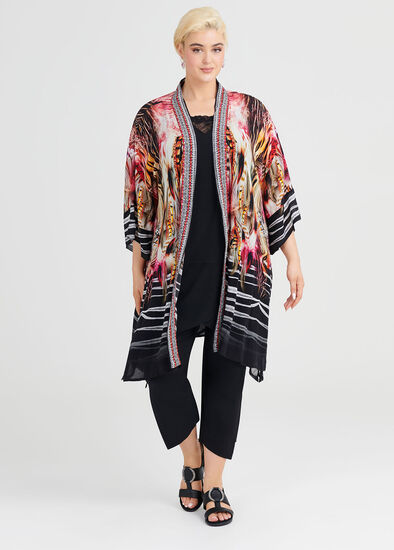 Plus Size Zanzibar Safari Kimono