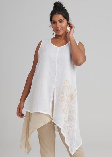 Plus Size Linen Cabo Tunic