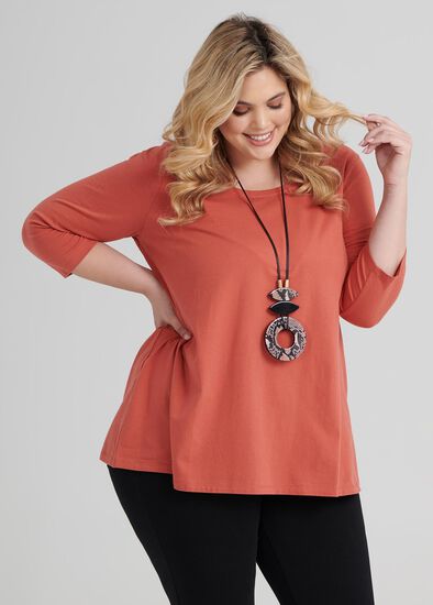 Plus Size Organic Swing Top