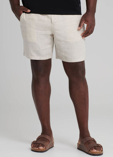 Plus Size Marina Linen Short