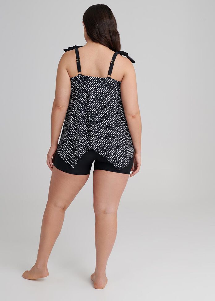 Geo Diamond Tankini, , hi-res