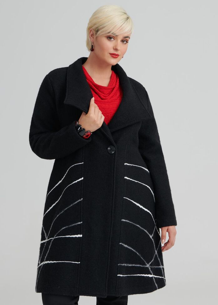 Remix Boiled Wool Coat, , hi-res