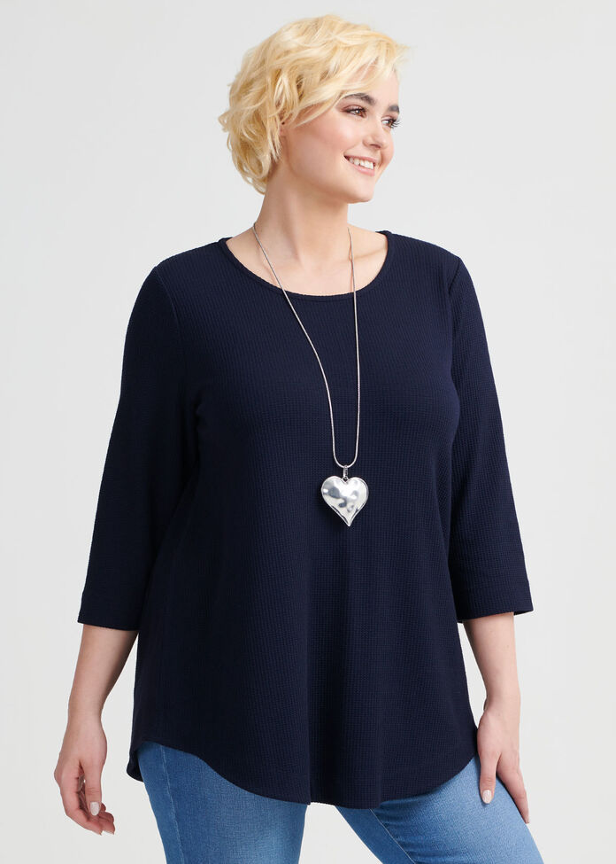 Staple Curved Hem Top, , hi-res