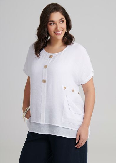 Plus Size Wedgewood Top